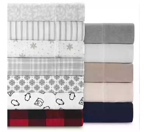 The Seasons Collection® HomeGrown™ Flannel Sheet Set