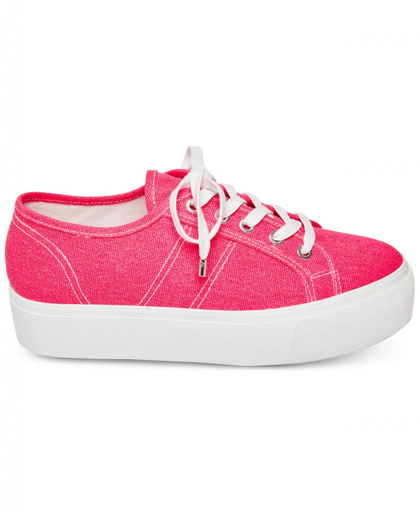 Macy's Back To School Coupons - Emmi Flatform Lace Up Sneakers