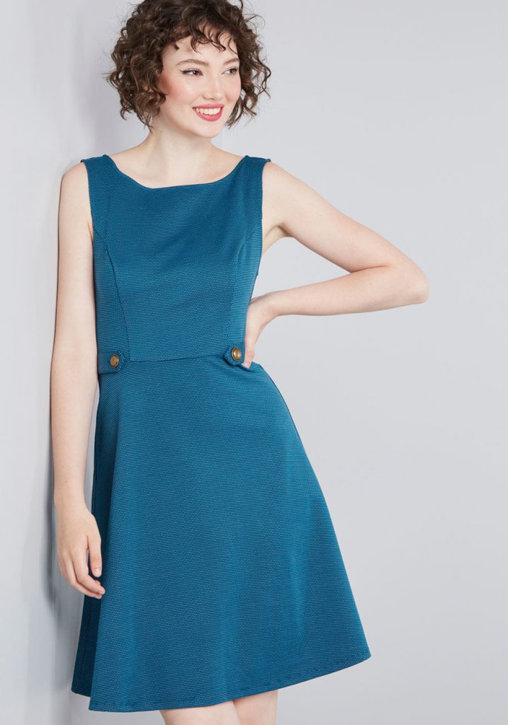 Modcloth Black Friday In July - Sixties Signature A Line Dress