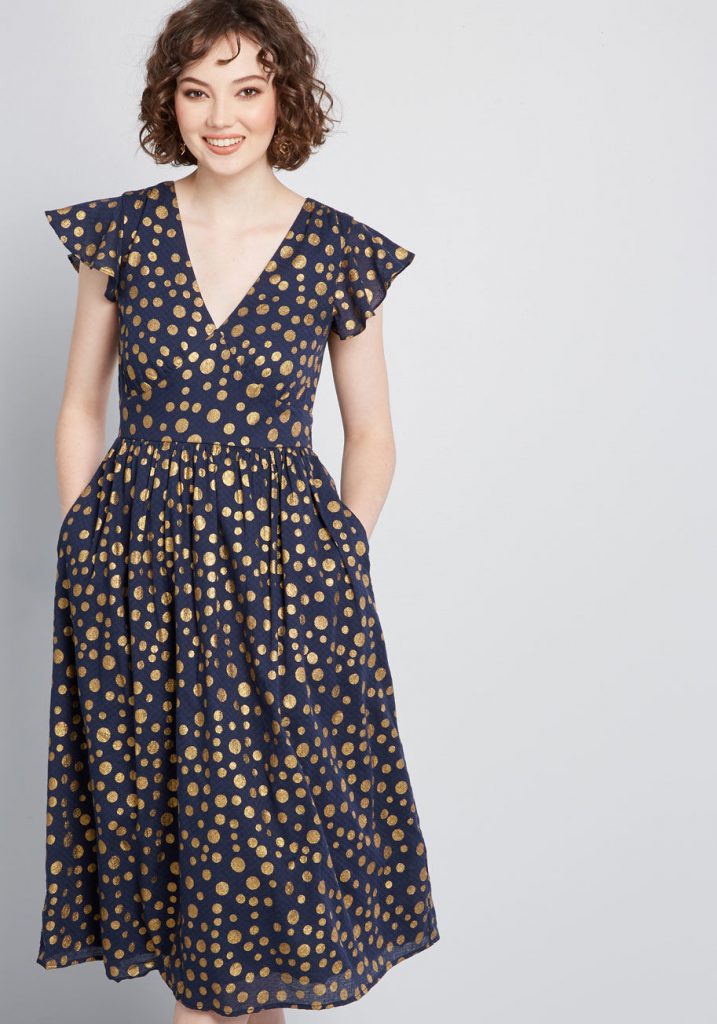 Modcloth Black Friday In July - Truly You Short Sleeve Dress